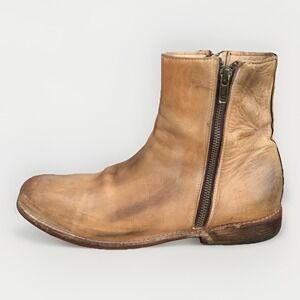 Bed Stu Boots‎ Cobbler Double Zipper Ankle